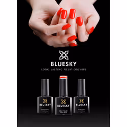 Bluesky Gel Nail Polish, Night Glimmer 80556, Dark Brown, 10 ml Long Lasting, Chip Resistant, 10 ml (Requires Drying Under UV LED Lamp)