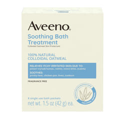 Aveeno Soothing Bath Treatment for Itchy, Irritated Skin, Pack of 8