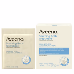 Aveeno Soothing Bath Treatment for Itchy, Irritated Skin, Pack of 8
