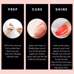 Bluesky Gel Nail Polish, Pinch Of Peach Blz43, Chunky Glitter, Light, Peach, Pink, Long Lasting, Chip Resistant, 10 ml (Requires Drying Under UV LED