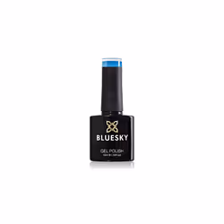 Bluesky Gel Nail Polish, Cerulean Sea 80581, Blue, Cerulean, Light, Sea Blue 10 ml (Requires Curing Under UV LED Lamp)