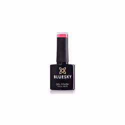 Bluesky Gel Nail Polish, Hot Pop Pink 80519, Bright, Hot Pink, Pink, Long Lasting, Chip Resistant, 10 ml (Requires Drying Under UV LED Lamp)