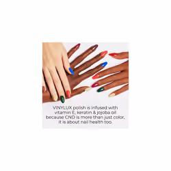 CND Vinylux Long Wear Nail Polish (No Lamp Required), 15 ml, Red, Decadence