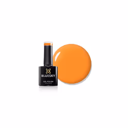 Bluesky Gel Nail Polish, Orange Sorbet Neon04, Carrot, Light, Neon, Orange, Long Lasting, Chip Resistant, 10 ml (Requires Dry ...