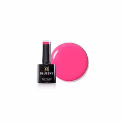 Bluesky Gel Nail Polish, Shocking Pink Neon12, 10 mlBright, Bright Pink, Neon, Pink, Long Lasting, Chip Resistant, 10 ml (Req ...