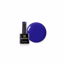Bluesky Gel Nail Polish, Midnight Neon24, 10 ml Admiral, Blue, Bright, Neon, Long Lasting, Chip Resistant, 10 ml (Requires Dr ...