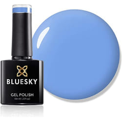 Bluesky Gel Nail Polish, Blue Iris A101, Blue, Light, Sky, Long Lasting, Chip Resistant, 10 ml (Requires Drying Under UV LED Lamp)