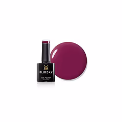 Bluesky Gel Nail Polish, Tinted Love 80557, Claret, Currant, Dark, Purple, Red, Long Lasting, Chip Resistant, 10 ml (Requires ...