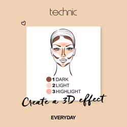 Technic Contour Stix Cream Contour Set - Pack Of 3 Contouring, Concealing and Highlighting Crayons - Easy to Use, Ultra Creamy Formula That Goes on