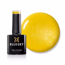 Bluesky Gel Nail Polish, Bicycle Yellow 80576, Bright, Long Lasting, Chip Resistant, 10 ml (Requires Drying Under UV LED Lamp ...