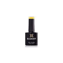 Bluesky Gel Nail Polish, Bicycle Yellow 80576, Bright, Long Lasting, Chip Resistant, 10 ml (Requires Drying Under UV LED Lamp)
