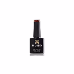 Bluesky Gel Nail Polish, Kiss Me Slow Blz33, Dark Red Glitter, Long Lasting, Chip Resistant, 10 ml (Requires Drying Under UV LED Lamp)