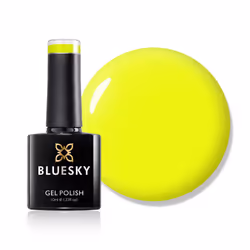 Bluesky Gel Nail Polish, Sorbet Zest Neon34, Bright Neon Summer Yellow, Long Lasting, Chip Resistant, 10 ml (Requires Drying ...