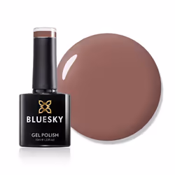 Bluesky Gel Nail Polish, Light Brown A043, Brown, Latte, Light,Tan Long Lasting, Chip Resistant, 10 ml (Requires Drying Under ...