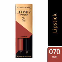Max Factor Lipfinity Long-Lasting Two Step Lipstick - 070 Spicy (Pink), 4.2 g