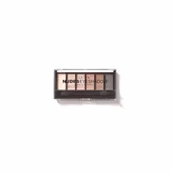Technic Nudes Eyeshadow Palette - 6 Pigmented, Professional, Long Lasting & Blendable Shimmer Shades for a Natural, Glam Make ...