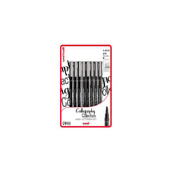 uni-ball PIN Fineliners, Black Fine Tipped Writing Pens, Water and Fade-Resistant Ink, Ideal for Architects, Sketching, Scrapbooking, Outlining, Art,