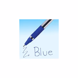Paper Mate Ballpoint Pens, Comfort Grip, Fine Point (0.7mm), Blue, 50 Count