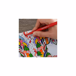 Paper Mate Flair Felt Tip Pens | Medium Point (0.7mm) | Red | 12 Count