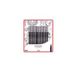 uni-ball PIN Fineliners, Black Fine Tipped Writing Pens, Water and Fade-Resistant Ink, Ideal for Architects, Sketching, Scrap ...