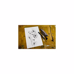 uni-ball PIN Fineliners, Black Fine Tipped Writing Pens, Water and Fade-Resistant Ink, Ideal for Architects, Sketching, Scrapbooking, Outlining, Art,