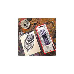 uni-ball PIN Fineliners, Black Fine Tipped Writing Pens, Water and Fade-Resistant Ink, Ideal for Architects, Sketching, Scrapbooking, Outlining, Art,