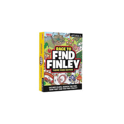 IDEAL | Race Find Finley Theme Park Edition: Gather clues, search the map. How fast will your team find Finley? | Family Games | 2+ Players | Ages 7+