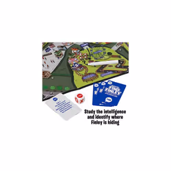 IDEAL | Race Find Finley Theme Park Edition: Gather clues, search the map. How fast will your team find Finley? | Family Games | 2+ Players | Ages 7+