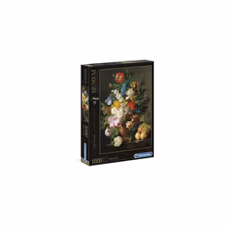 Clementoni - 31415 - Museum Collection puzzle for adults and children - Van Deal, Bowl of Flowers - 1000 Pieces,28.1 x 37 x 5 ...