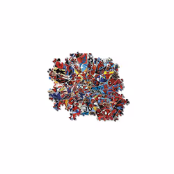 Clementoni 39657 Spider-Man Impossible Marvel Spiderman Pieces, Made in Italy, Jigsaw Puzzle for Adults, Multicolor, Medium, 1000 pezzi