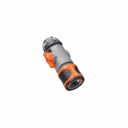 Gardena Hose Connector with Control Valve, Orange, 13 mm Diameter, 22x10.5x4 cm