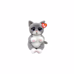 TY Morgan Cat Beanie Bellie Regular 6 Inches | Beanie Baby Soft Plush Toy | Collectible Cuddly Fabric Teddy