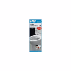 HG Toilet Renovation Cleaning Kit, Effective Bathroom & WC Cleaner, Cleans and Descales Toilet Bowl & Under Toilet Rim, Limes ...