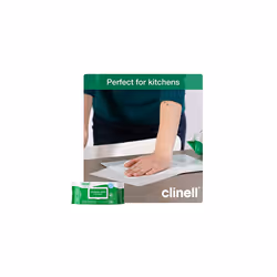 Clinell Universal Cleaning and Disinfectant Wipes for Surfaces (BCW100) - Pack of 100 Extra Thick Heavy Duty Wipes - Multi Purpose Wipes, Kills 99.99%