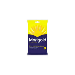 MARIGOLD Women's MARIGOLD Extra Life Kitchen Gloves Large Case of 6, Yellow, L Pack 6 UK