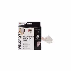 VELCRO Brand Heavy Duty Stick On Tape Cut-to-Length Industrial Strength Double Sided Hook & Loop Self Adhesive Tape Perfect f ...
