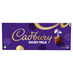 Cadbury Dairy Milk Chocolate Gift Bar, The Classic Creamy Taste, Perfect for Sharing, Extra-Large, 850 g (Pack of 1)