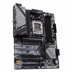 Gigabyte B650 EAGLE AX Motherboard - Supports AMD Ryzen 7000 CPUs, 12+2+2 Phases Digital VRM, up to 7600MHz DDR5 (OC), 1xPCIe 5.0 + 2xPCIe 4.0 M.2