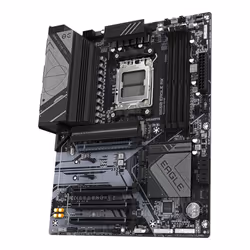 Gigabyte B650 EAGLE AX Motherboard - Supports AMD Ryzen 7000 CPUs, 12+2+2 Phases Digital VRM, up to 7600MHz DDR5 (OC), 1xPCIe 5.0 + 2xPCIe 4.0 M.2