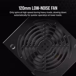 CORSAIR CX550 80 PLUS Bronze Non Modular Low-Noise ATX 550 Watt Power Supply - UK - Black