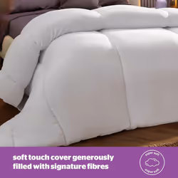 Silentnight Deep Sleep Double Duvet 10.5 Tog All Year Round Soft and Comfortable Quilt Duvet Ideal for Spring