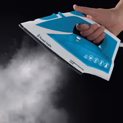 Russell Hobbs Supreme Steam Iron, Powerful vertical steam function, Non-stick stainless steel soleplate