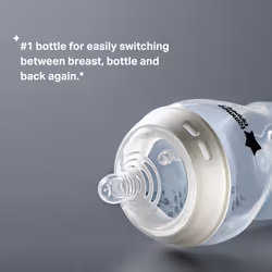 Tommee Tippee Natural Start Anti-Colic Baby Bottle, 150 ml, 0+ months, Slow Flow Breast-Like Teat for a Natural Latch