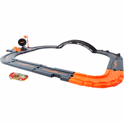 Hot Wheels City Track Pack, 10 Piece Set Includes Track Base & Various Track Pieces to Build a Cityscape, with 1 Hot Wheels C ...