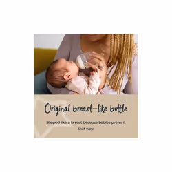 Tommee Tippee Closer to Nature Baby Bottles, Slow-Flow Breast-Like Teat with Anti-Colic Valve, 260ml, Pack of 3, Jungle Blues