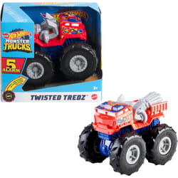 Hot Wheels GVK41 Monster Trucks Twisted Tredz Vehicles, 1:43 Scale Creature-Themed Toy Truck, Multicolor, 10.0 cm*9.1 cm*12.8 cm