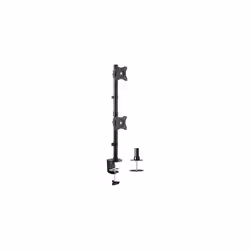 VIVO Dual Monitor Desk Mount Stand with Height Adjustment and VESA Plates for 2 LCD Ultrawide Screens up to 34 inches, Stacke ...