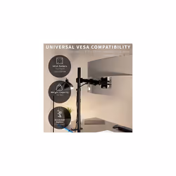 VIVO Single Monitor Desk Mount, Extra Tall Fully Adjustable Stand for 1 LCD Screen up to 32 inches, Ultra Wide Screens up to 38 inches, 22 lbs