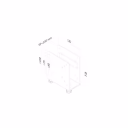 Newstar THINCLIENT-20 Thin Client Holder (attach between monitor and mount) - Black