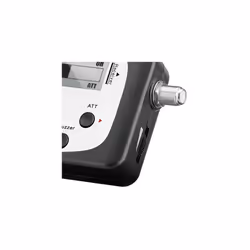 Goobay 67140 Digitaler Satelliten Finder LCD-Anzeige mit Kompass und Ton inkl. F-Anschlusskabel, schwarz